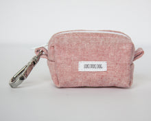 Load image into Gallery viewer, Pink Linen Waste Bag Dispenser
