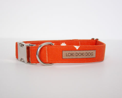 Red Heart XO Dog Collar (Personalization Available) – Loki Doki Dog