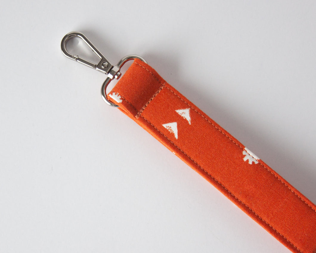 Pumpkin Spice Keychain Wristlet
