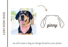 Load image into Gallery viewer, Barkuterie Board- Charcuterie Board for Dogs (with Dog Ear Design)
