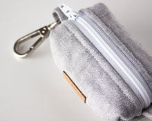 Load image into Gallery viewer, Gray Linen Waste Bag Dispenser
