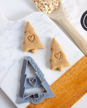 Load image into Gallery viewer, Christmas Love, Tree Shaped Dog Biscuit Cookie Cutter
