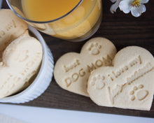 Load image into Gallery viewer, &quot;Best Dog Mom&quot; Heart Shaped Cookie Cutter
