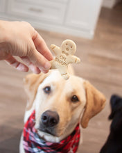 Load image into Gallery viewer, &quot;Oh, Snap!&quot; Gingerbread Man Cookie Cutter -  Christmas Dog Cookie Cutter
