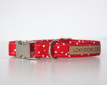 Load image into Gallery viewer, Red Dot Dog Collar
