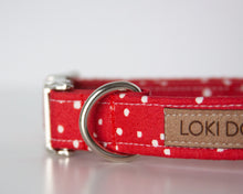 Load image into Gallery viewer, Red Dot Dog Collar
