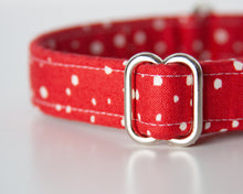 Load image into Gallery viewer, Red Dot Dog Collar

