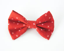 Load image into Gallery viewer, Red Heart XO Dog Bow Tie
