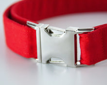 Load image into Gallery viewer, Classic Red Dog Collar (Personalization Available)
