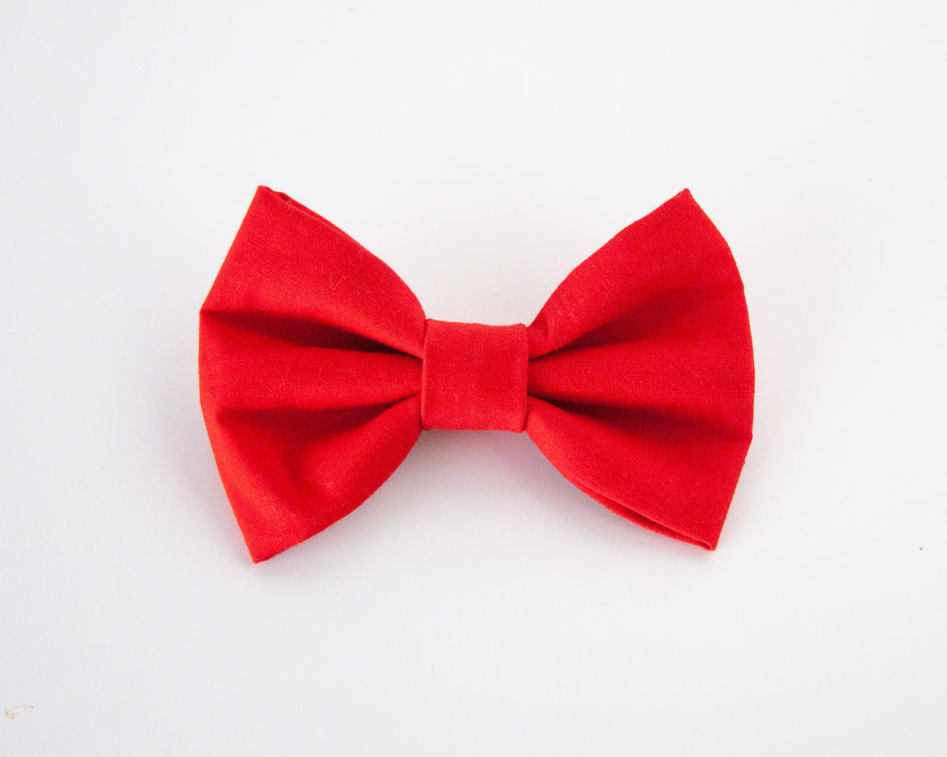 Classic Red Dog Bow Tie