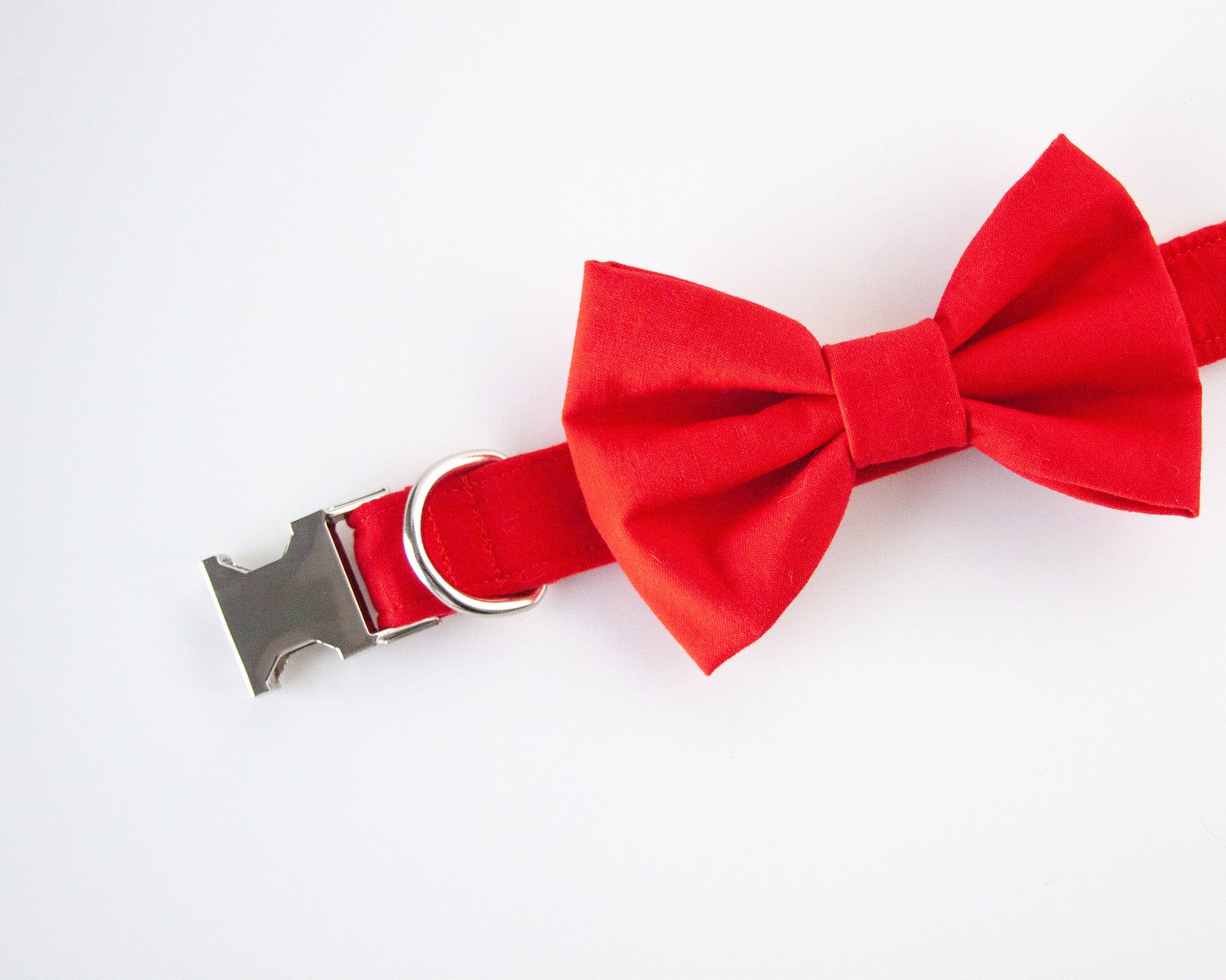 Red sales dog bow