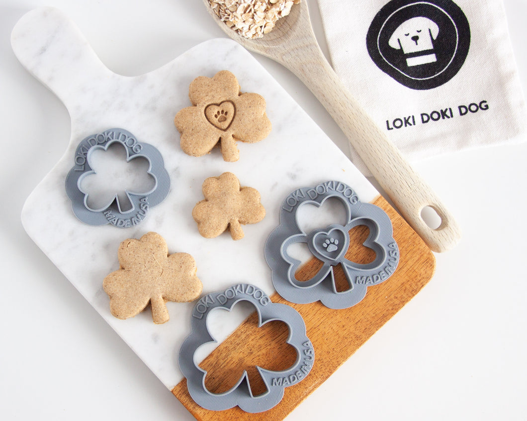 Shamrock Dog Biscuit Cookie Cutter