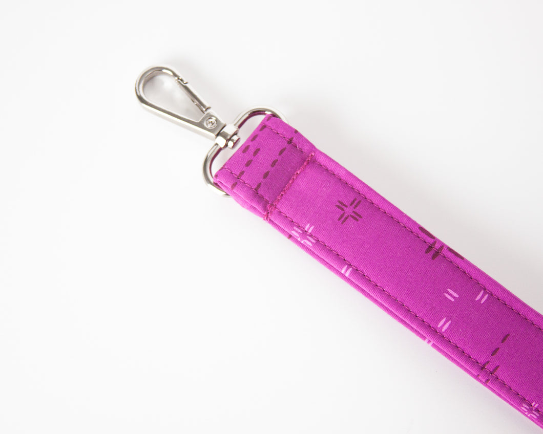 Fuchsia Delight Keychain Wristlet